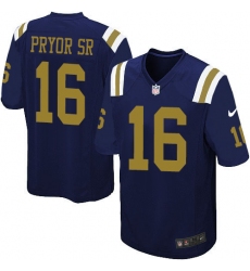 Youth Nike New York Jets #16 Terrelle Pryor Sr. Limited Navy Blue Alternate NFL Jersey