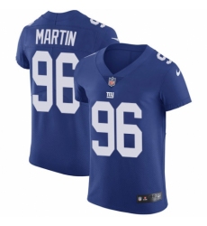 Men's Nike New York Giants #96 Kareem Martin Royal Blue Team Color Vapor Untouchable Elite Player NFL Jersey