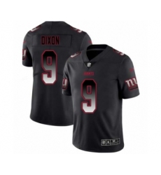 Men's New York Giants #9 Riley Dixon Limited Black Smoke Fashion Football Jersey