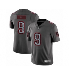 Men's New York Giants #9 Riley Dixon Limited Gray Static Fashion Football Jersey