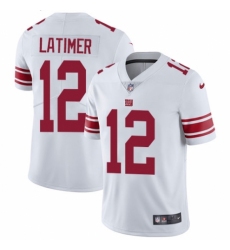 Youth Nike New York Giants #12 Cody Latimer White Vapor Untouchable Limited Player NFL Jersey