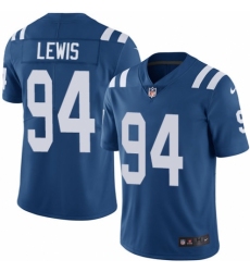 Youth Nike Indianapolis Colts #94 Tyquan Lewis Royal Blue Team Color Vapor Untouchable Limited Player NFL Jersey