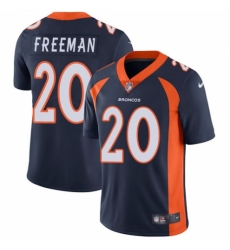 Men's Nike Denver Broncos #20 Royce Freeman Navy Blue Alternate Vapor Untouchable Limited Player NFL Jersey