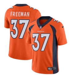 Youth Nike Denver Broncos #37 Royce Freeman Orange Team Color Vapor Untouchable Limited Player NFL Jersey