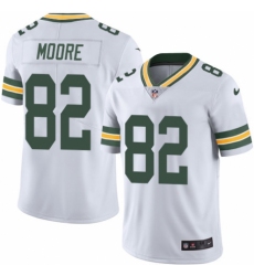 Men's Nike Green Bay Packers #82 J'Mon Moore White Vapor Untouchable Limited Player NFL Jersey