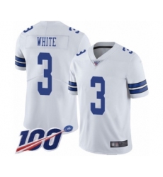 Men's Dallas Cowboys #3 Mike White Vapor Untouchable Limited Player 100th Season Football Jersey
