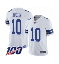 Men's Dallas Cowboys #10 Tavon Austin White Vapor Untouchable Limited Player 100th Season Football Jersey