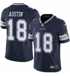 Youth Nike Dallas Cowboys #18 Tavon Austin Navy Blue Team Color Vapor Untouchable Limited Player NFL Jersey