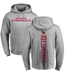 NFL Nike Arizona Cardinals #29 Chase Edmonds Ash Backer Pullover Hoodie