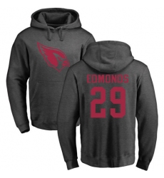 NFL Nike Arizona Cardinals #29 Chase Edmonds Ash One Color Pullover Hoodie