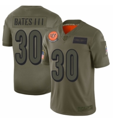 Women's Cincinnati Bengals #30 Jessie Bates III Limited Camo 2019 Salute to Service Football Jersey