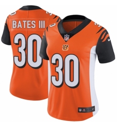 Women's Nike Cincinnati Bengals #30 Jessie Bates III Orange Alternate Vapor Untouchable Limited Player NFL Jersey