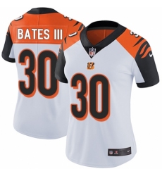 Women's Nike Cincinnati Bengals #30 Jessie Bates III White Vapor Untouchable Limited Player NFL Jersey