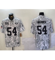 Men's San Francisco 49ers #54 Fred Warner Arctic Camo 2024 FUSE Salute to Service Limited Stitched Jersey