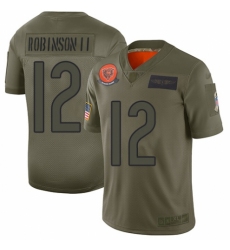 Men's Chicago Bears #12 Allen Robinson Limited Camo 2019 Salute to Service Football Jersey