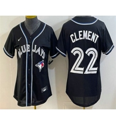 Youth Toronto Blue Jays #22 Ernie Clement 2026 Black Fashion Cool Base Jersey