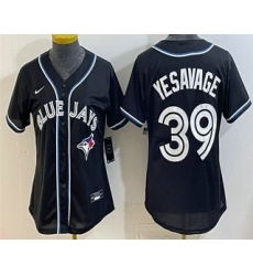 Youth Toronto Blue Jays #39 Trey Yesavage 2026 Black Fashion Cool Base Jersey