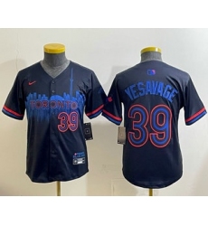 Youth Toronto Blue Jays #39 Trey Yesavage Black City Limited Jersey