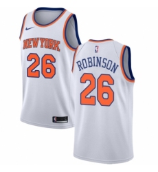 Youth Nike New York Knicks #26 Mitchell Robinson Swingman White NBA Jersey - Association Edition