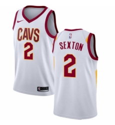 Youth Nike Cleveland Cavaliers #2 Collin Sexton Swingman White NBA Jersey - Association Edition