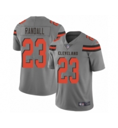 Women's Cleveland Browns #23 Damarious Randall Limited Gray Inverted Legend Football Jersey