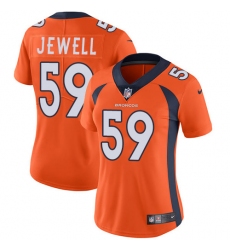 Women's Nike Denver Broncos #59 Josey Jewell Orange Team Color Vapor Untouchable Limited Player NFL Jersey