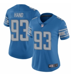 Women's Nike Detroit Lions #93 Da'Shawn Hand Blue Team Color Vapor Untouchable Limited Player NFL Jersey