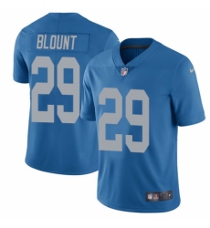 Men's Nike Detroit Lions #29 LeGarrette Blount Blue Alternate Vapor Untouchable Limited Player NFL Jersey