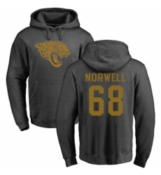 NFL Nike Jacksonville Jaguars #68 Andrew Norwell Ash One Color Pullover Hoodie