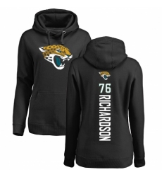 NFL Women's Nike Jacksonville Jaguars #76 Will Richardson Black Backer Pullover Hoodie