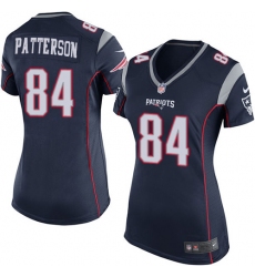 Women's Nike New England Patriots #84 Cordarrelle Patterson Game Navy Blue Team Color NFL Jersey