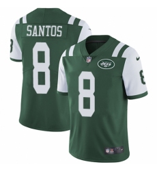 Youth Nike New York Jets #8 Cairo Santos Green Team Color Vapor Untouchable Limited Player NFL Jersey