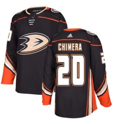 Men's Adidas Anaheim Ducks #20 Jason Chimera Authentic Camo Veterans Day Practice NHL Jersey