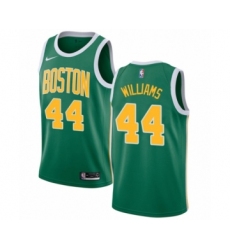 Men's Nike Boston Celtics #44 Robert Williams Green Swingman Jersey - Earned Edition