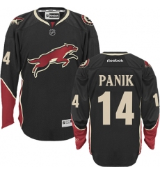 Women's Reebok Arizona Coyotes #14 Richard Panik Authentic Black Third NHL Jersey
