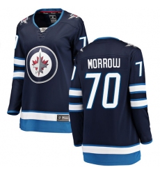 Women's Winnipeg Jets #70 Joe Morrow Fanatics Branded Navy Blue Home Breakaway NHL Jersey