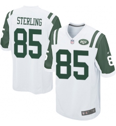 Men's Nike New York Jets #85 Neal Sterling Game White NFL Jersey