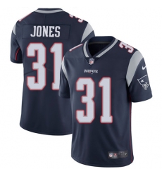 Youth Nike New England Patriots #31 Jonathan Jones Navy Blue Team Color Vapor Untouchable Limited Player NFL Jersey