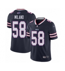 Youth Buffalo Bills #58 Matt Milano Limited Navy Blue Inverted Legend Football Jersey