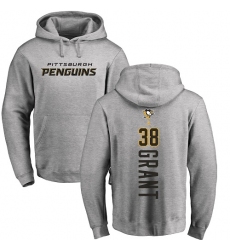 NHL Adidas Pittsburgh Penguins #38 Derek Grant Ash Backer Pullover Hoodie