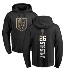 NHL Adidas Vegas Golden Knights #26 Paul Stastny Black Backer Pullover Hoodie