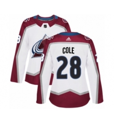 Women's Adidas Colorado Avalanche #31 Philipp Grubauer Authentic White Away NHL Jersey