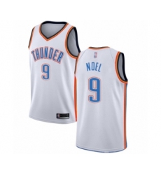 Youth Oklahoma City Thunder #9 Nerlens Noel Swingman White Basketball Jersey - Association Edition