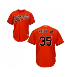Men's Baltimore Orioles #35 Dwight Smith Jr. Replica Orange Alternate Cool Base Baseball Jersey