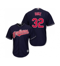 Men's Cleveland Indians #32 Zach Duke Replica Navy Blue Alternate 1 Cool Base Baseball Jersey
