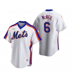 Men's Nike New York Mets #9 Brandon Nimmo White Cooperstown Collection Home Stitched Baseball Jersey