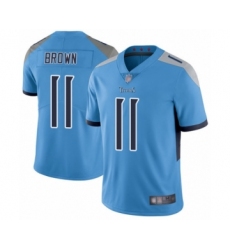 Youth Tennessee Titans #11 A.J. Brown Light Blue Alternate Vapor Untouchable Limited Player Football Jersey