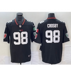 Men's Nike Las Vegas Raiders #98 Maxx Crosby Black Mexico Vapor Limited Football Stitched Jersey