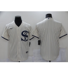 Men's Chicago White Sox Blank Cream 2021 Field of Dreams Jersey