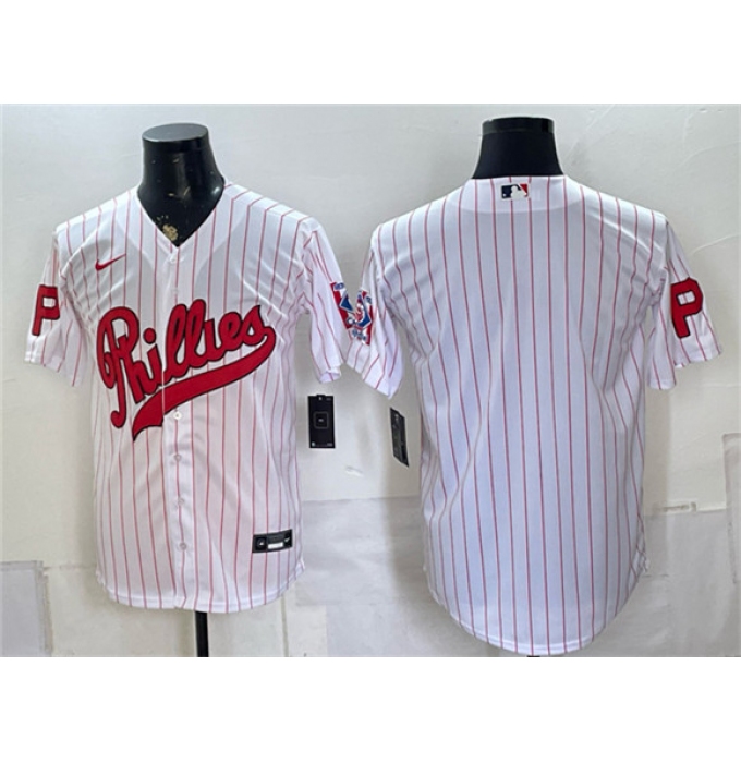 Men's Philadelphia Phillies Blank White 2026 Field of Dreams Stadium Stitched Baseball Jersey